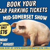 CAR PARKING TICKETS FOR 2026 SHOW ON SALE